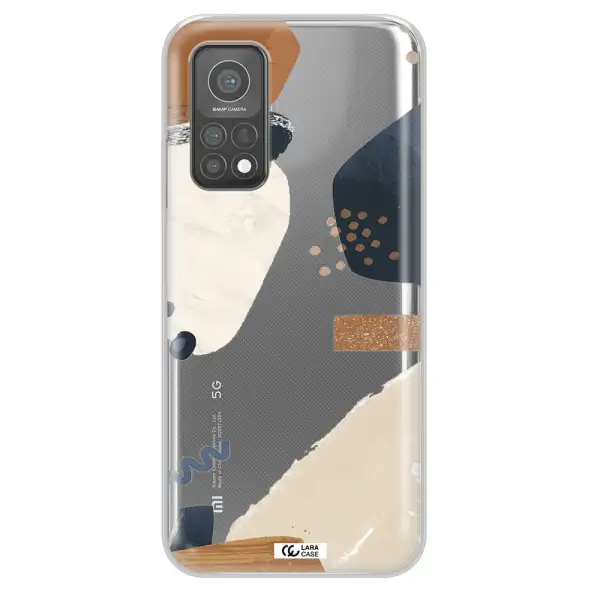 Abstract Design Xiaomi Mi 10 T Pro Clear TPU Case