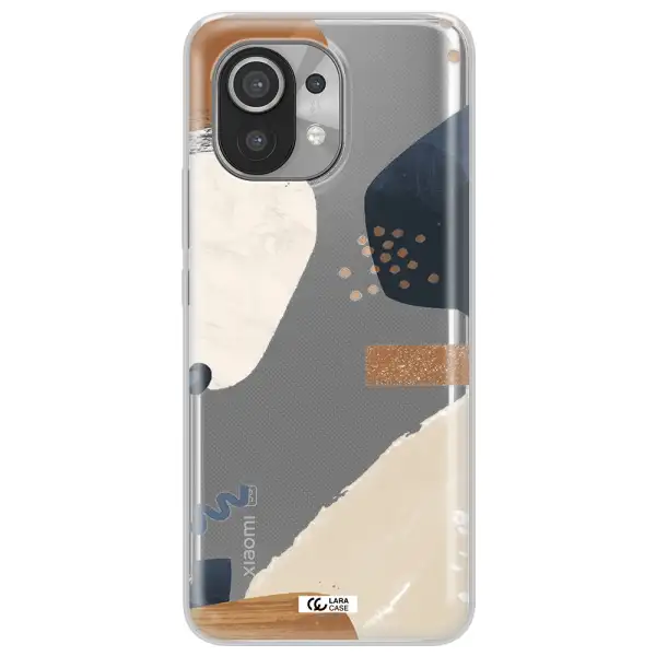 Abstract Design Xiaomi Mi 11 Clear TPU Case