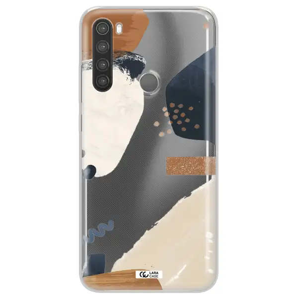Abstract Design Xiaomi Note 8 Clear TPU Case