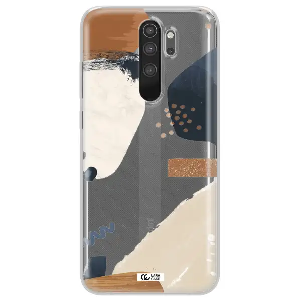 Abstract Design Xiaomi Note 8 Pro Clear TPU Case