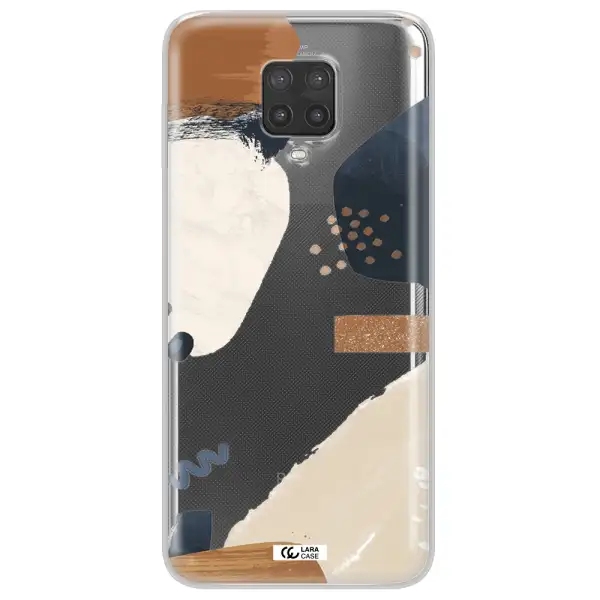Abstract Design Xiaomi Note 9 Pro Clear TPU Case
