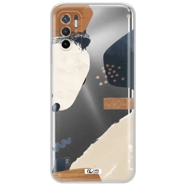 Abstract Design Xiaomi Poco M3 Pro Clear Tpu Case
