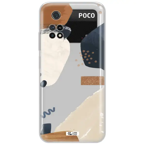 Abstract Design Xiaomi Poco M4 Pro 4G Clear Tpu Case