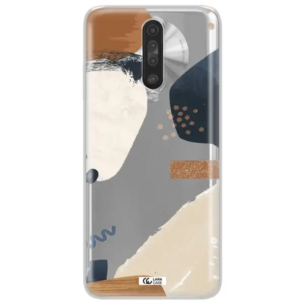 Abstract Design Xiaomi Redmi K30 Clear TPU Case