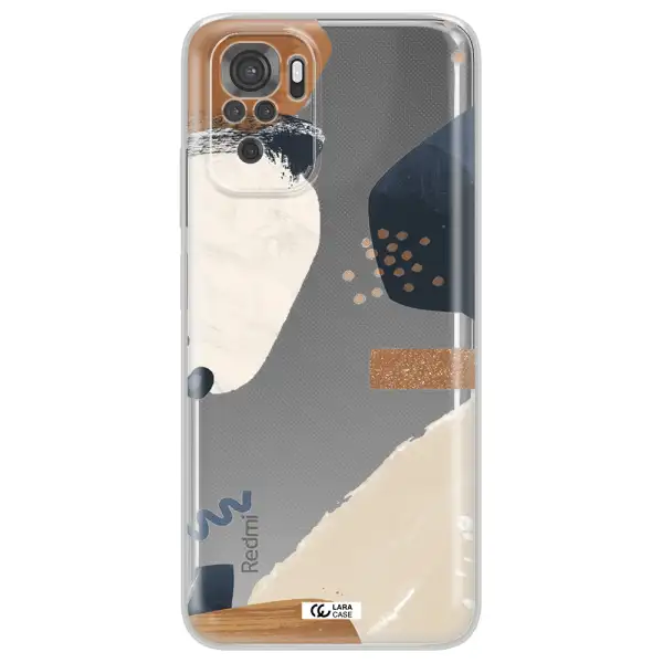 Abstract Design Xiaomi Redmi Note 10S Clear Tpu Case