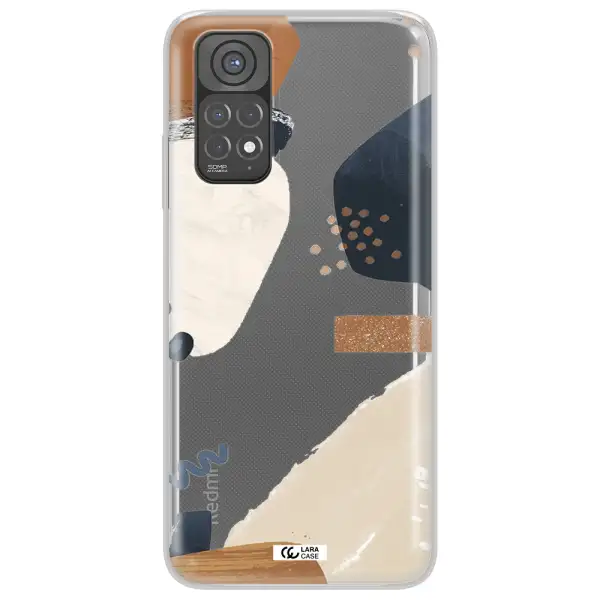 Abstract Design Xiaomi Redmi Note 11 Clear TPU Case