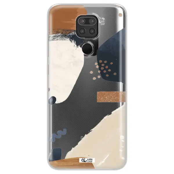 Abstract Design Xiaomi Redmi Note 9 Clear TPU Case