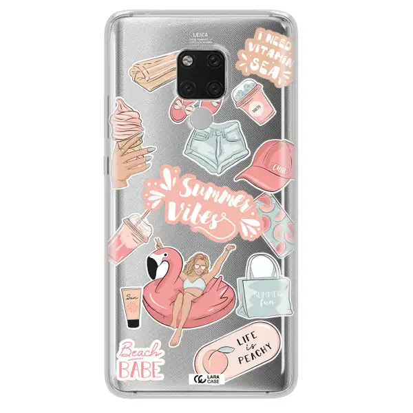 Summer Vibes Sticker Huawei Mate 20X Clear TPU Case
