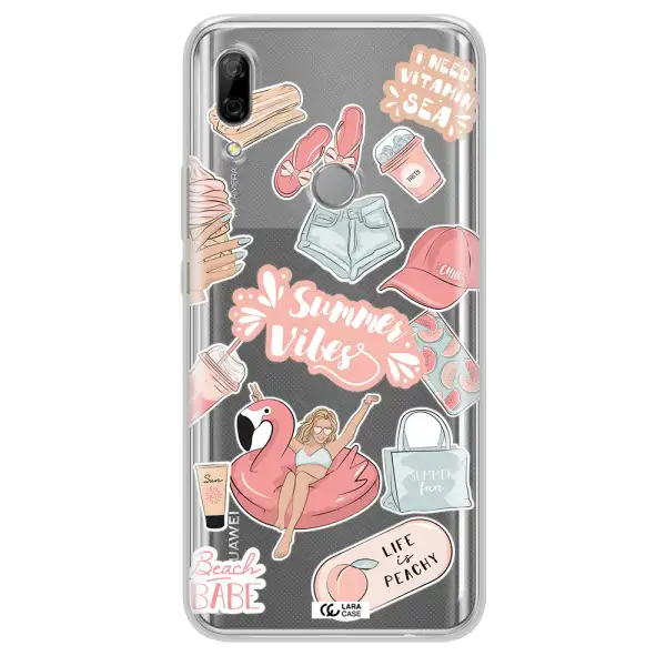 Summer Vibes Sticker Huawei P Smart Z Clear TPU Case