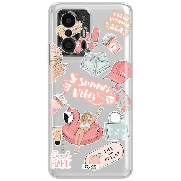 Summer Vibes Sticker Xiaomi 11T Pro Clear Tpu Case