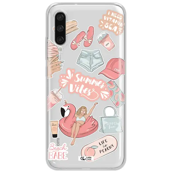 Summer Vibes Sticker Xiaomi Mi A3 Clear Tpu Case