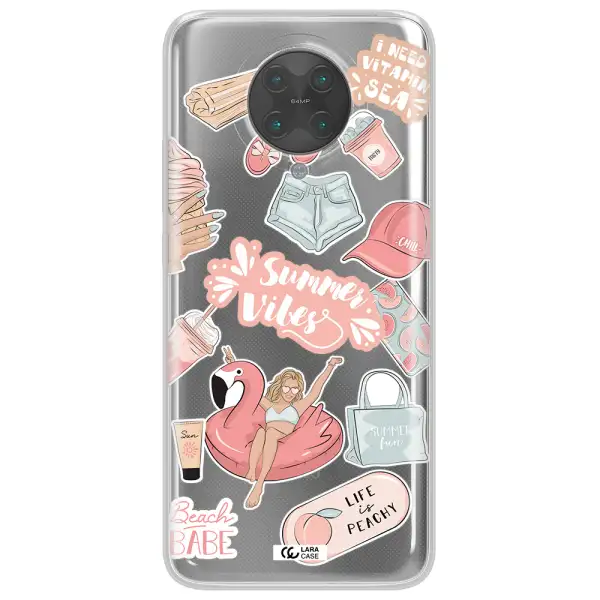 Summer Vibes Sticker Xiaomi Poco F2 Pro Clear TPU Case