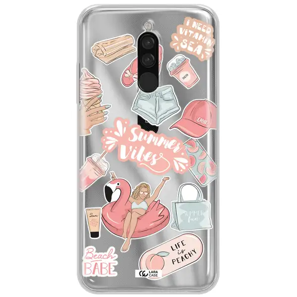 Summer Vibes Sticker Xiaomi Redmi 8 Clear Tpu Case
