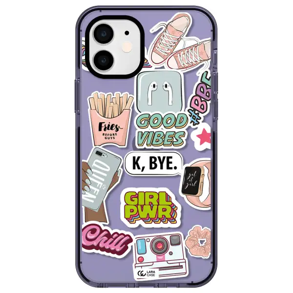 Girl Power Apple iPhone 11 impact Lilac Case
