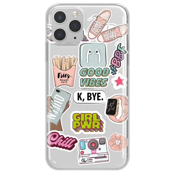 Girl Power Apple iPhone 11 pro Clear TPU Case