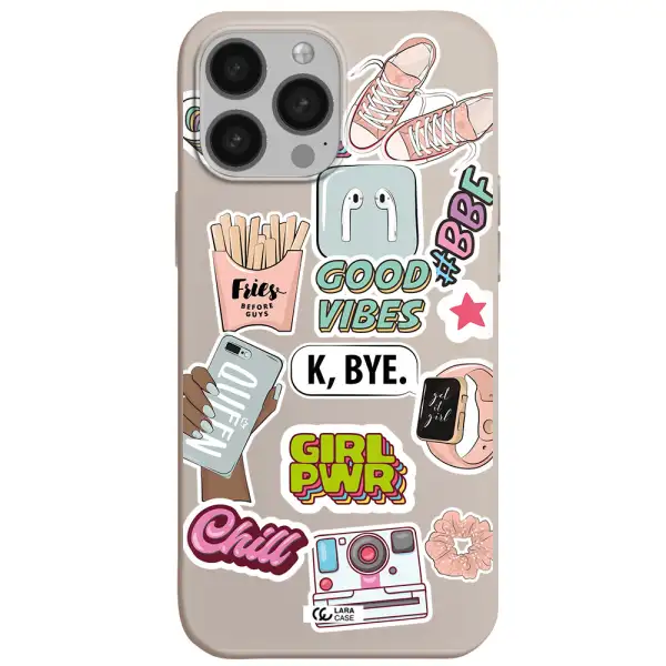 Girl Power Apple iPhone 13 Pro Max Silicone Stone Case