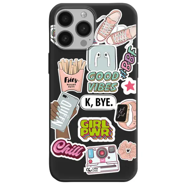 Girl Power Apple iPhone 13 Pro Silicone black Case