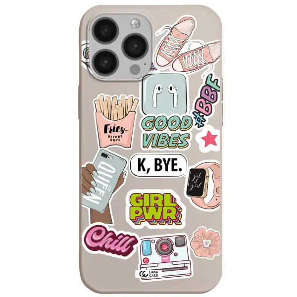 Girl Power Apple iPhone 13 Pro Silicone Stone Case