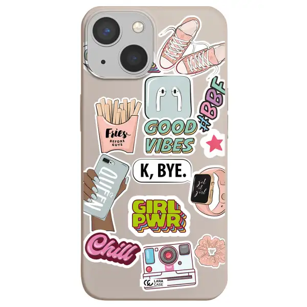 Girl Power Apple iPhone 13 Silicone Stone Case