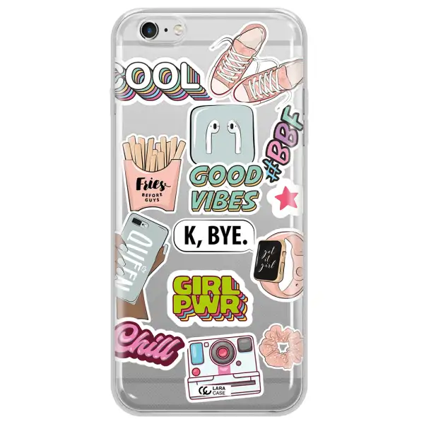 Girl Power Apple iPhone 6S Clear TPU Case
