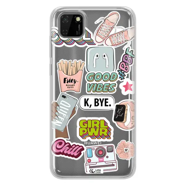 Girl Power Huawei Honor 9S Clear TPU Case