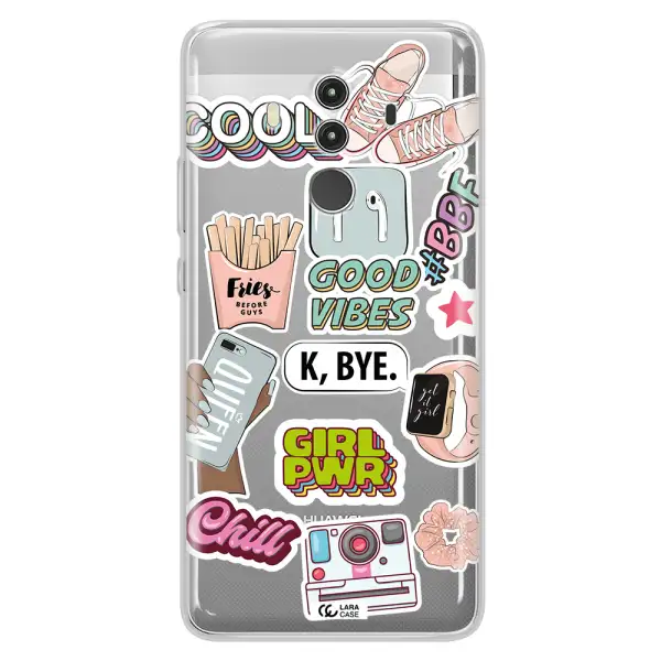 Girl Power Huawei Mate 10 Clear TPU Case