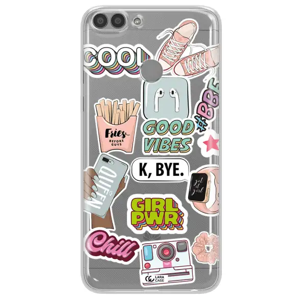 Girl Power Huawei P Smart 2017 Clear TPU Case