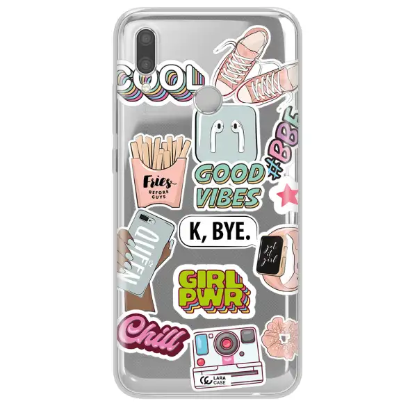 Girl Power Huawei P Smart 2019 Clear TPU Case