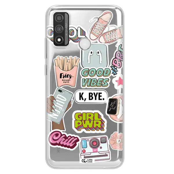 Girl Power Huawei P Smart 2020 Clear TPU Case