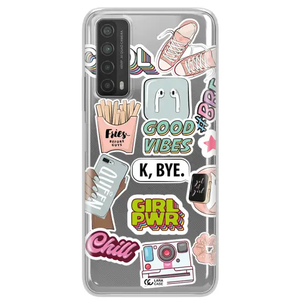 Girl Power Huawei P Smart 2021 Clear TPU Case
