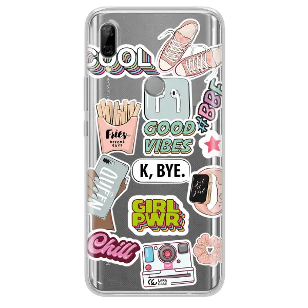 Girl Power Huawei P Smart Z Clear TPU Case