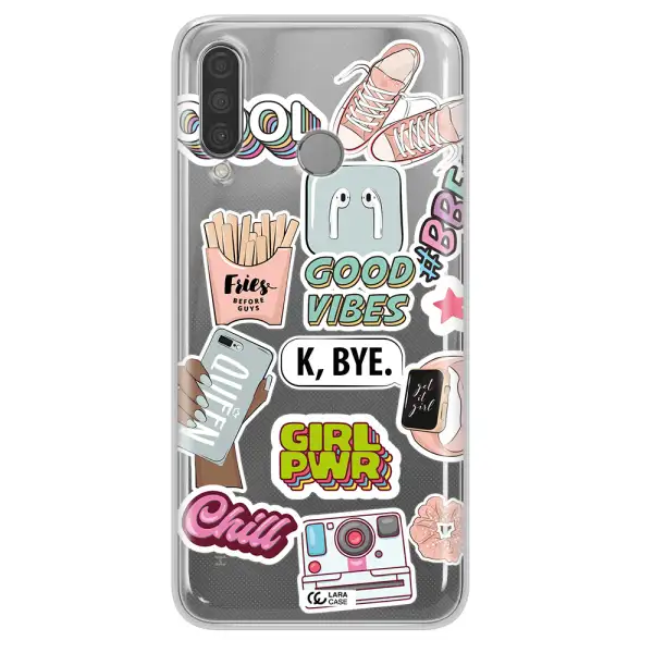 Girl Power Huawei P30 Lite Clear TPU Case