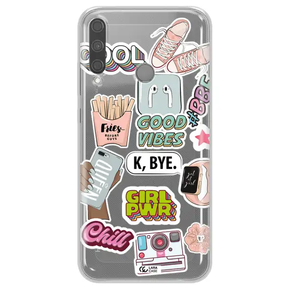 Girl Power Huawei P40 Lite E Clear TPU Case