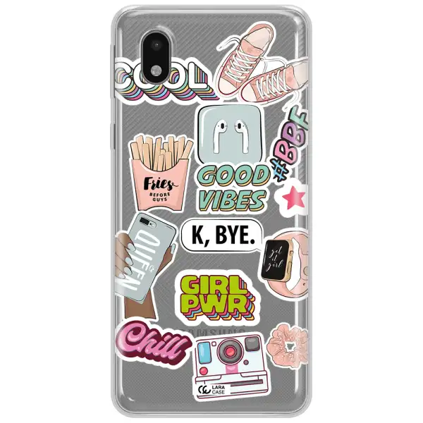 Girl Power Samsung A01 Core Clear Tpu Case