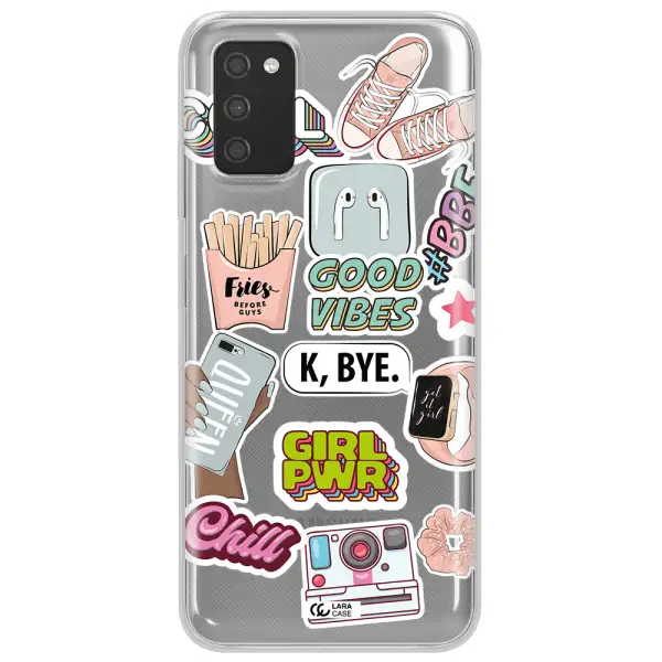Girl Power Samsung A03S Clear TPU Case