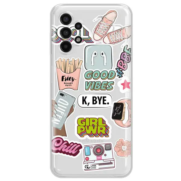 Girl Power Samsung A13 4g Clear TPU Case