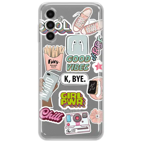 Girl Power Samsung A13 5G Clear Tpu Case