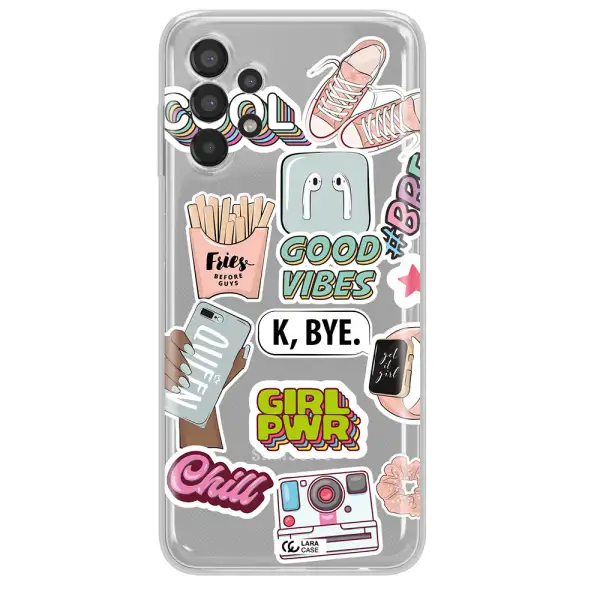 Girl Power Samsung A13 Clear TPU Case