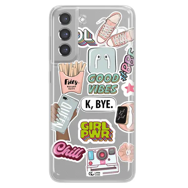 Girl Power Samsung A21 Fe Clear TPU Case