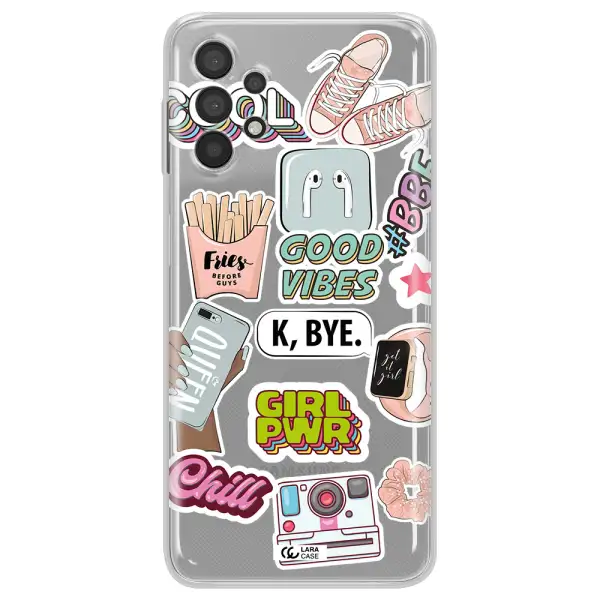 Girl Power Samsung A32 Clear TPU Case