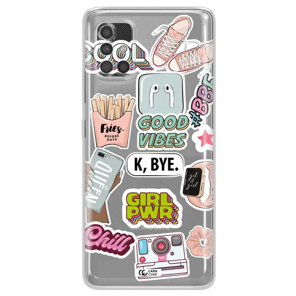 Girl Power Samsung A40S Clear Tpu Case