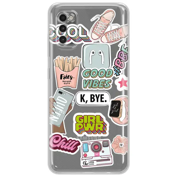 Girl Power Samsung A41 Clear Tpu Case