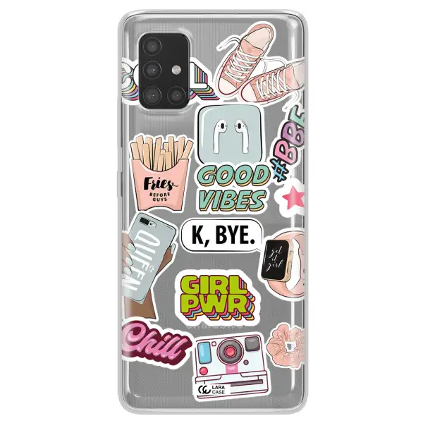 Girl Power Samsung A51 Clear TPU Case