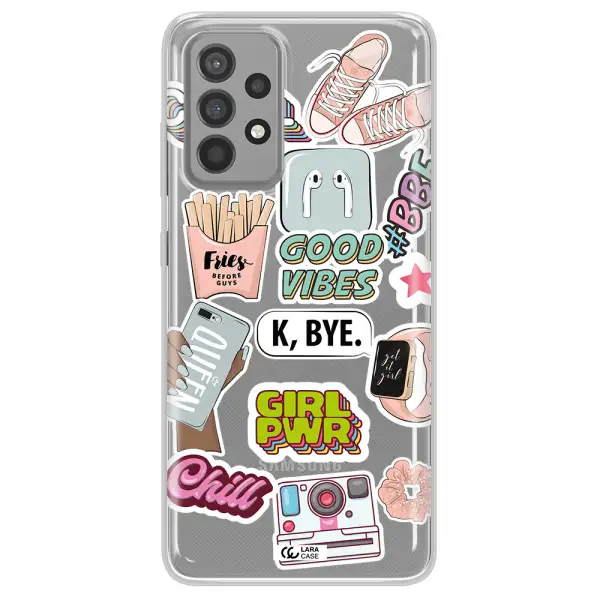 Girl Power Samsung A52 Clear TPU Case