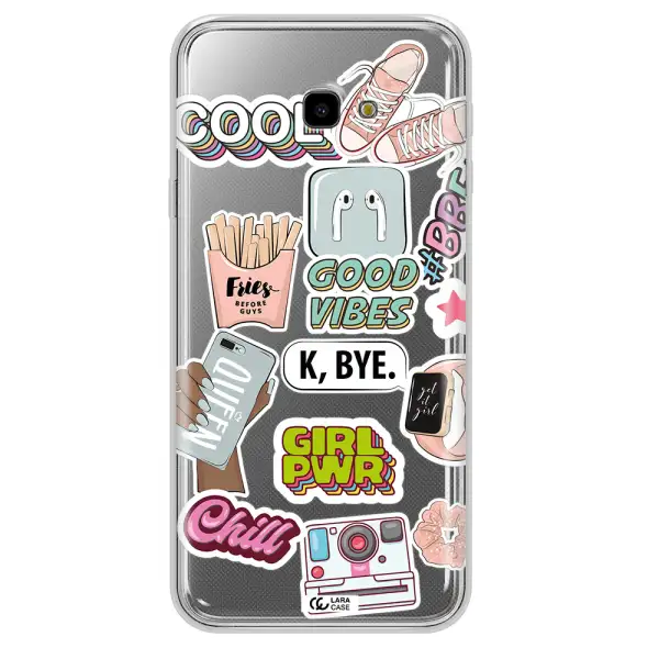 Girl Power Samsung J4 Plus Clear TPU Case