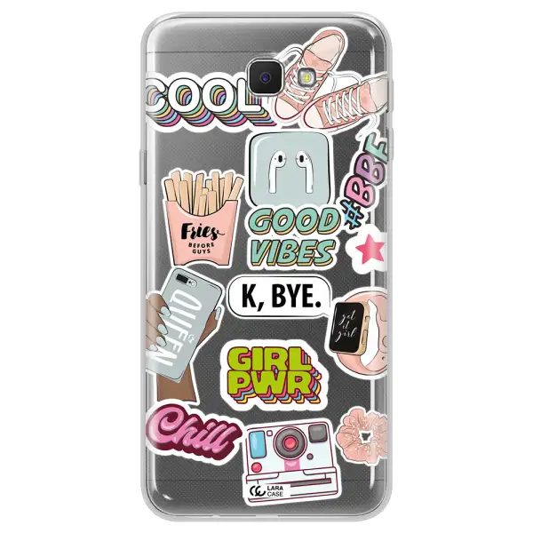 Girl Power Samsung J5 Prime Clear TPU Case