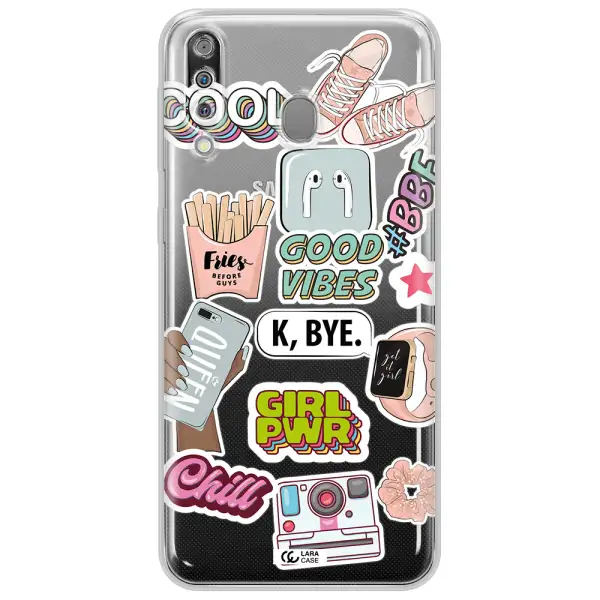 Girl Power Samsung M30 Clear TPU Case
