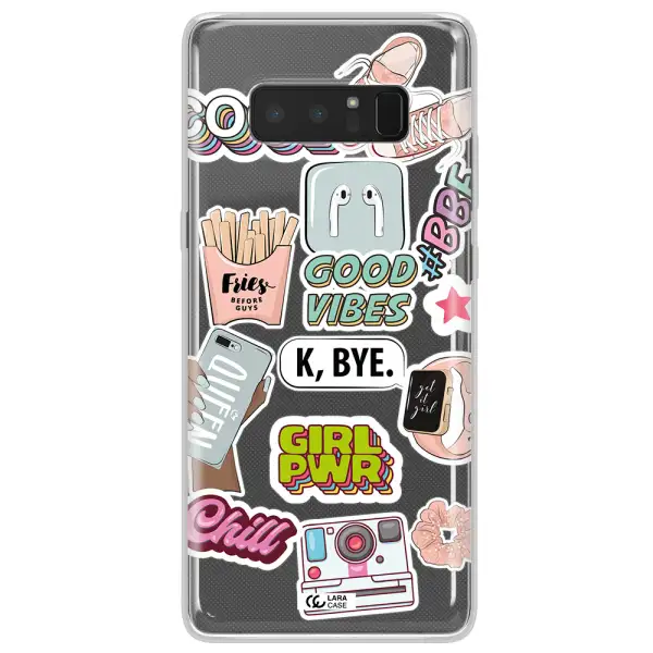 Girl Power Samsung Note 8 Clear TPU Case
