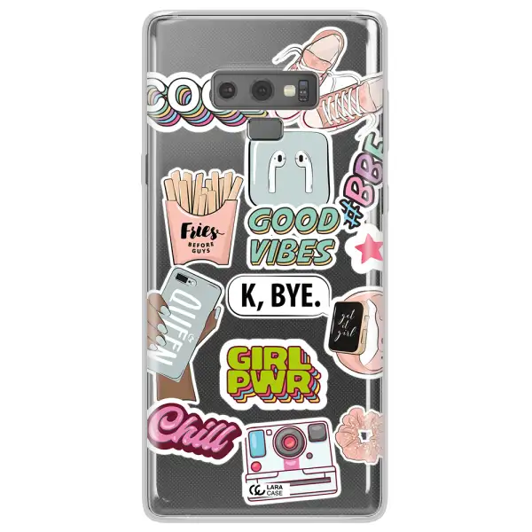 Girl Power Samsung Note 9 Clear TPU Case