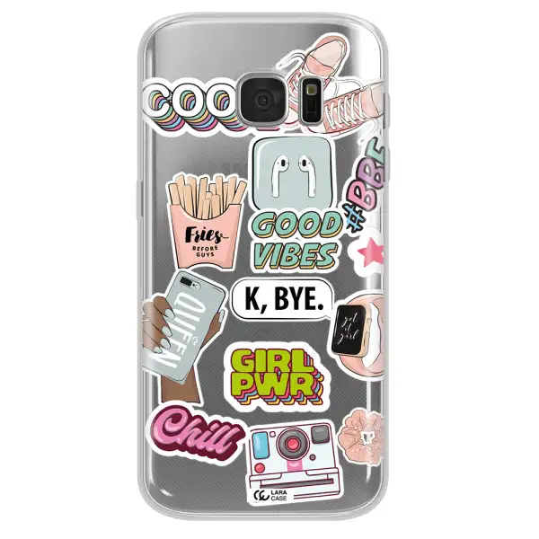 Girl Power Samsung S 7 Clear TPU Case